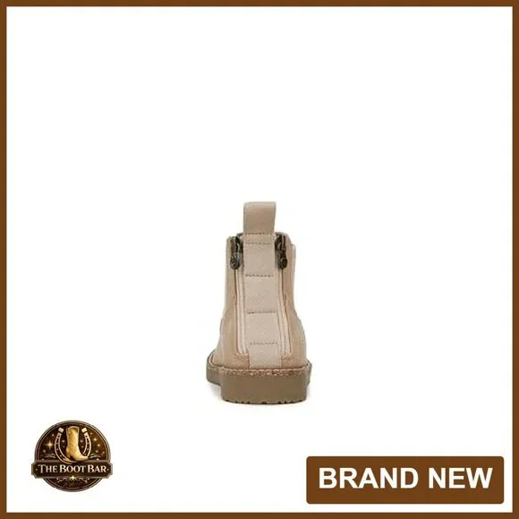 Women's Chelsea Boots with Double Zipper, Brown Welt Stitching Detail - Picture 8 of 8